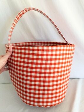 Red Gingham Basket